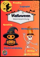 Vorschau - Arbeitsblätter - Materialsammlung- Halloween (Speaking, Writing, etc.) - Deckblatt