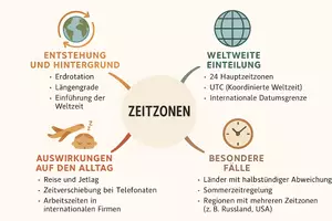 Vorschau - Arbeitsblätter - Arbeitsblatt "Zeitzone" + Onlineübung & MP3 + Mindmap + Infografik - Seite 3