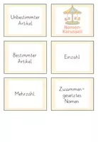 Vorschau - Spiele - Nomenkarussell Wiederholungsspiel Wortart Nomen - Seite 2