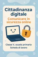 anteprima - Esercizi - Cittadinanza digitale: Comunicare in sicurezza online - Pagina di copertina