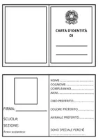 anteprima - Altro tipo di materiale - Carta d'identità studente - Pagina di copertina