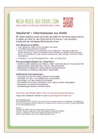 Vorschau - Arbeitsblätter - Steckbrief KIEFER plus Lesetext und Wurzeltypen - Seite 1