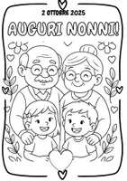anteprima - Materiale di supporto/inclusione - 10 Disegni per la Festa dei nonni! - Pagina 1