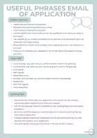 Vorschau - Arbeitsblätter - Email of Application Phrases - Seite 3