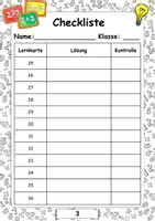 Vorschau - Aufgabenkarten - Mathe Lerntheke - Addition und Subtraktion - Seite 3