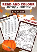 Vorschau - Arbeitsblätter - Autumn, Read and colour - Ausmalbild | Englisch, Klasse 5./6. - Deckblatt