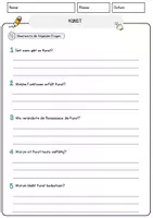 Vorschau - Arbeitsblätter - Kunst Ethik und Philosophie Lesetext mit Richtig Falsch Multiple Choice und Fragen zum Text - Seite 3