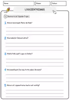 Vorschau - Arbeitsblätter - Logozentrismus Ethik und Philosophie Lesetext mit Richtig Falsch Multiple Choice und Fragen zum Text - Seite 3
