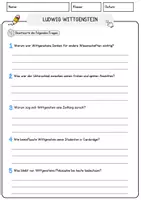 Vorschau - Arbeitsblätter - Ludwig Wittgenstein Ethik und Philosophie Lesetext mit Richtig Falsch Multiple Choice und Fragen zum Text - Seite 3