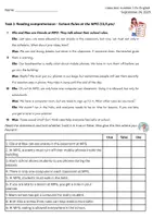 Vorschau - Klassenarbeiten - 1. class test grade 6 - Deckblatt