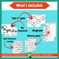 Vista previa - Juegos / Gamificación - Means of Transport Activities | ESL Flashcards, Worksheets, Bingo, Domino & Games - página 2