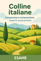 anteprima - Compiti in classe/Test - Colline italiane: Conoscenze e comprensione - Pagina di copertina