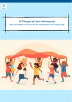 Vorschau - Spiele - 15 Übungen mit dem Schwungtuch - Deckblatt