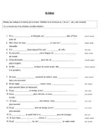 Vorschau - Arbeitsblätter - Les phrases conditionnelles (alle 3 Formen)- si-Sätze - Deckblatt