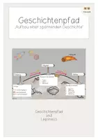 Vorschau - Arbeitsblätter - Geschichtenpfad: spannende Geschichten schreiben - Deckblatt