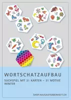 Vorschau - Spiele - Wortschatzaufbau (DaZ) – Winter – Finde den Zwilling - Deckblatt