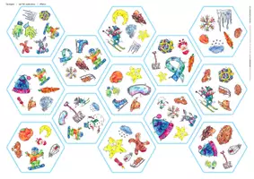 Vorschau - Spiele - Wortschatzaufbau (DaZ) – Winter – Finde den Zwilling - Seite 1