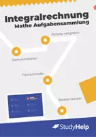 Vorschau - Arbeitsblätter - Aufgabensammlung Integralrechnung inkl. Lösungen - Deckblatt