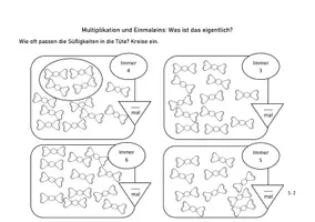 Vorschau - Arbeitsblätter - Materialpaket zum Einmaleins - Seite 3