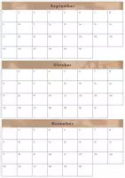 Vorschau - Präsentationen/Tafelbilder - Jahreskalender für Lehrer:innen | Minimalistic Edition - Seite 2