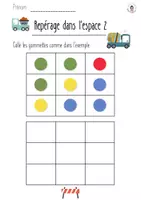 Aperçu - Apprentissages en autonomie - ✨ Fiches gommettes – Repérage spatial – Les véhicules ✨ - Page 2