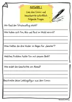 Vorschau - Arbeitsblätter - "Chaos im Schullandheim" COMIC NR. 2 - Seite 2