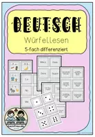 Vorschau - Spiele - Deutsch - Lesezeit - Würfellesen - Deckblatt