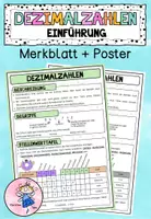 Vorschau - Poster - DEZIMALZAHLEN - Materialpaket - Seite 1