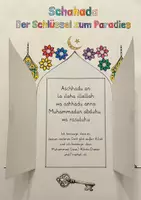 Vorschau - Mal- und Bastelvorlagen - Schahada - Der Schlüssel zum Paradies - Deckblatt