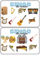 Vista previa - Juegos / Gamificación - BINGO de instrumentos musicales - página 1