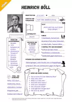 Vorschau - Arbeitsblätter - Heinrich Böll - Steckbrief - Seite 2