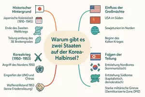 Vorschau - Arbeitsblätter - Arbeitsblätter zum Thema "Warum gibt es zwei Staaten auf der Korea-Halbinsel?" + Lösung & MP3 + Mindmap - Seite 3