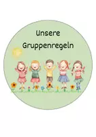 Vorschau - Präsentationen/Tafelbilder - Legekreis Eingewöhnung - Gruppenregeln - Seite 1