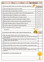 Vorschau - Arbeitsblätter - Lesetext - Der Herbst (Klasse 3-5) - Seite 3