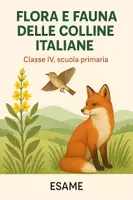anteprima - Compiti in classe/Test - Flora e fauna delle colline italiane - Pagina di copertina