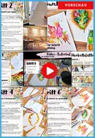 Vorschau - Arbeitsblätter - Kunst im Herbst – Herbstblätter mit Wasserfarben | Kunstprojekt für Klasse 4, 5, 6 | Perfekt für Schulstart & Vertretungsstunden - Seite 1