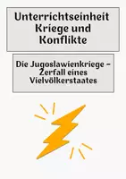 Vorschau - Arbeitsblätter - Die Jugoslawienkriege - Deckblatt
