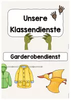 Vorschau - Poster - Klassendienste "Dinoklasse" - wachsendes Materialpaket - Seite 2