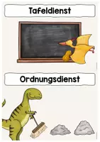 Vorschau - Poster - Klassendienste "Dinoklasse" - wachsendes Materialpaket - Seite 3