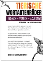 Vorschau - Arbeitsblätter - Materialpaket Worartenräder Tiere - Deckblatt
