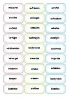 Vorschau - Spiele - Verb-Jagd. Kärtchenspiel. Trennbare und untrennbare Verben - Seite 3