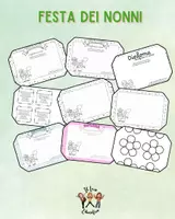 anteprima - Materiale per pittura e bricolage - FESTA DEI NONNI - Pagina di copertina