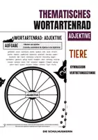 Vorschau - Arbeitsblätter - Wortartenrad Adjektive: Tiere - Deckblatt