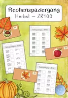 Vorschau - Arbeitsblätter - Rechenspaziergang - Herbst (ZR100) - Deckblatt