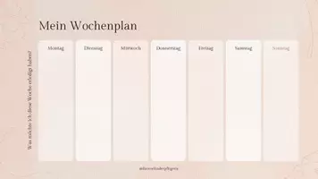 Vorschau - Arbeitsblätter - Wochen-und Monatspläne für die Prüfungsvorbereitung - Deckblatt