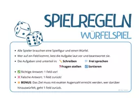 Vorschau - Spiele - Würfelspiel - Sommerferien | Simple Past & Past Perfect (Summer Time / Back to school) - Seite 1
