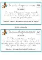 Aperçu - Feuilles d'exercices - Rallye compréhension copie sur les contes - Page de couverture