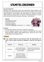 Vorschau - Arbeitsblätter - Stilmittel (Großstadtlyrik) - Seite 1