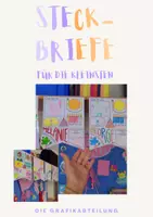 Vorschau - Mal- und Bastelvorlagen - Steckbriefe - für die kleinsten - Deckblatt