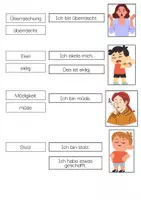 Vorschau - Arbeitsblätter - Emotionen und Gefühle - Zuordnungen - Seite 2